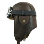 Aviator Hat Winter Snowboard Fur Ear Flaps Trooper Trapper Pilot Goggles