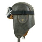 Aviator Hat Winter Snowboard Fur Ear Flaps Trooper Trapper Pilot Goggles