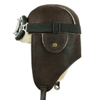 Aviator Hat Winter Snowboard Fur Ear Flaps Trooper Trapper Pilot Goggles