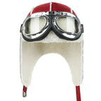 Aviator Hat Winter Snowboard Fur Ear Flaps Trooper Trapper Pilot Goggles