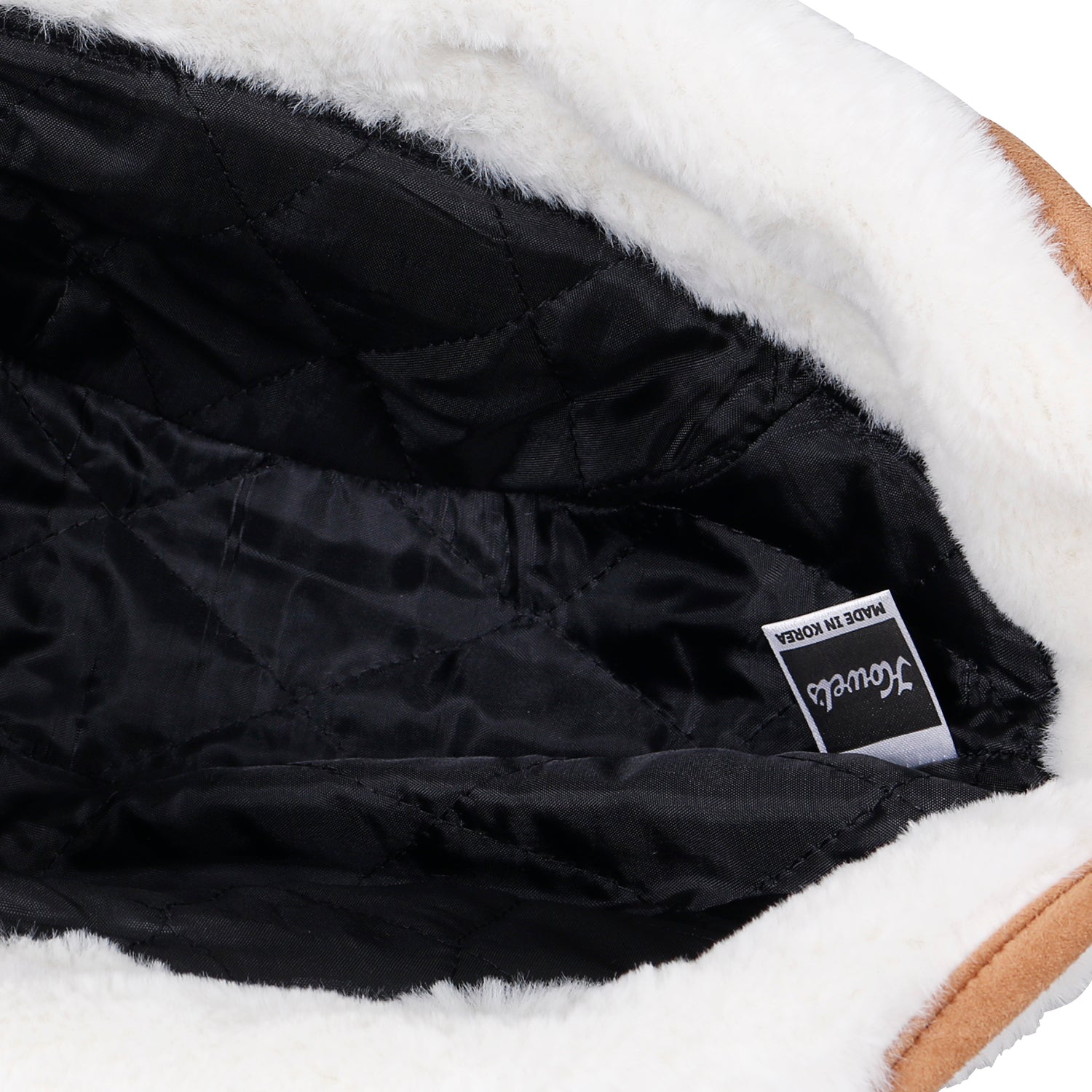 Howels Wool Plaid Pattern Aviator Trapper Trooper Faux Fur Ear Flaps Hat