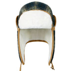 Howels Wool Plaid Pattern Aviator Trapper Trooper Faux Fur Ear Flaps Hat