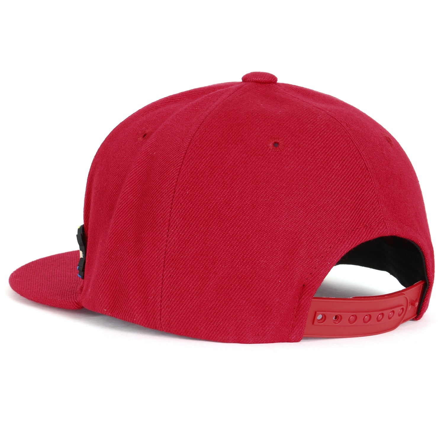 Cute Superheroes Rubber Charms Flat Bill Snapback Hat Baseball Cap
