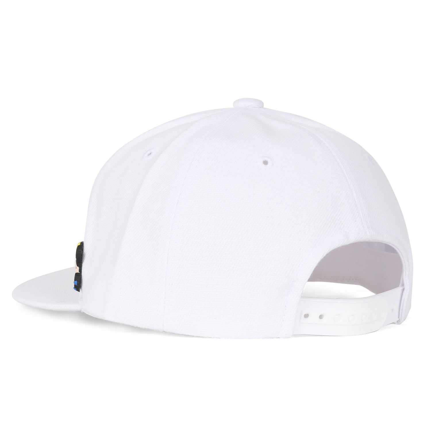 Cute Superheroes Rubber Charms Flat Bill Snapback Hat Baseball Cap