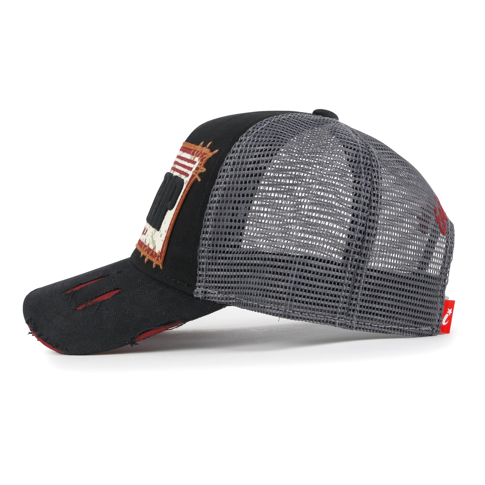 PREMIUM ROAD TRIP Vintage Distressed Snapback Trucker Hat Baseball Cap M / XL