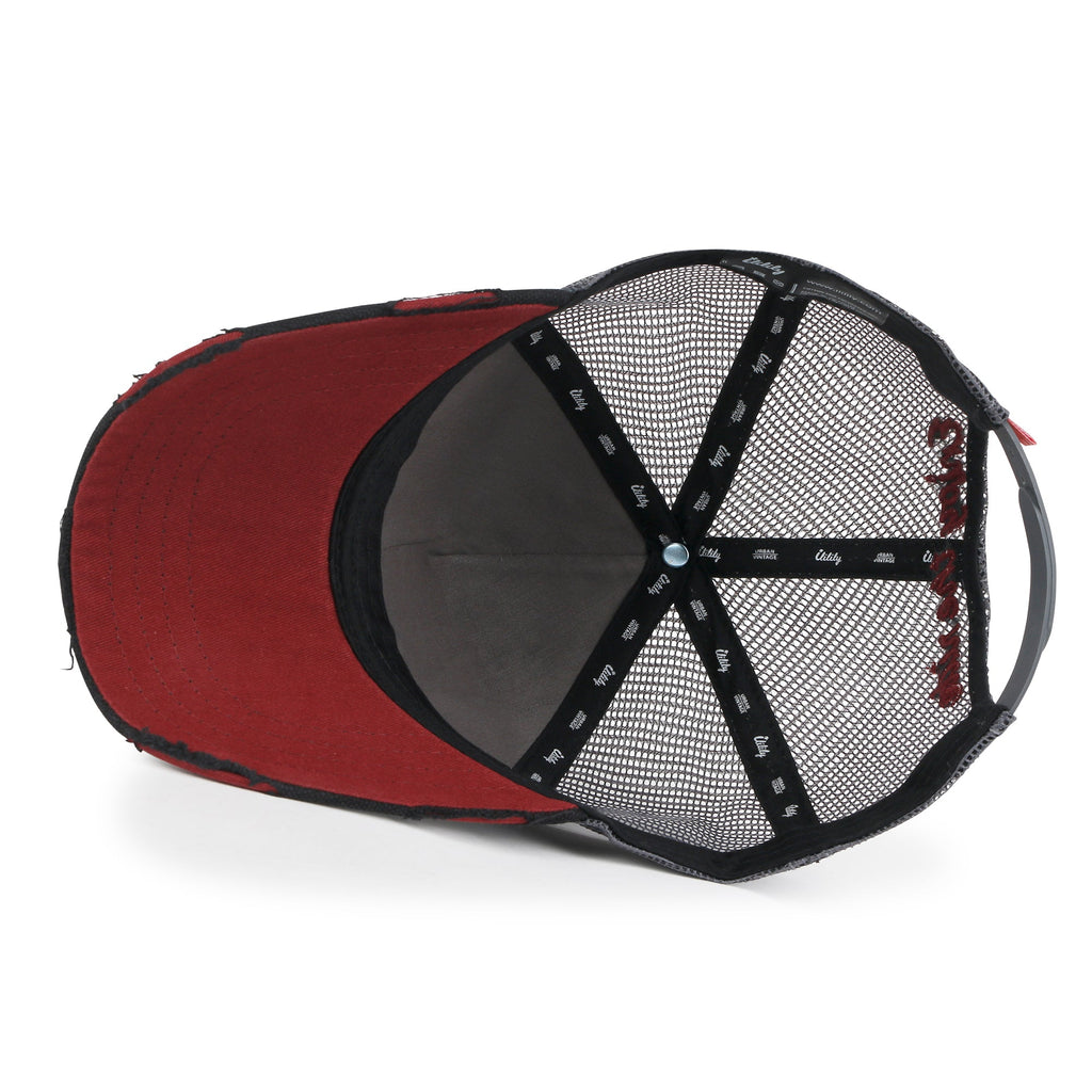 PREMIUM ROAD TRIP Vintage Distressed Snapback Trucker Hat Baseball Cap M / XL