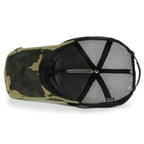 Star Embroidery Black White Trucker Hat Cotton Baseball Cap