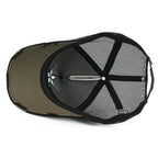 Star Embroidery Black White Trucker Hat Cotton Baseball Cap