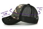 Star Embroidery Black White Trucker Hat Cotton Baseball Cap