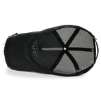 Star Embroidery Black White Trucker Hat Cotton Baseball Cap