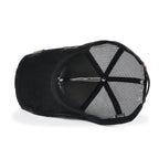 Star Embroidery Black White Trucker Hat Cotton Baseball Cap