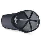 Star Embroidery Black White Trucker Hat Cotton Baseball Cap