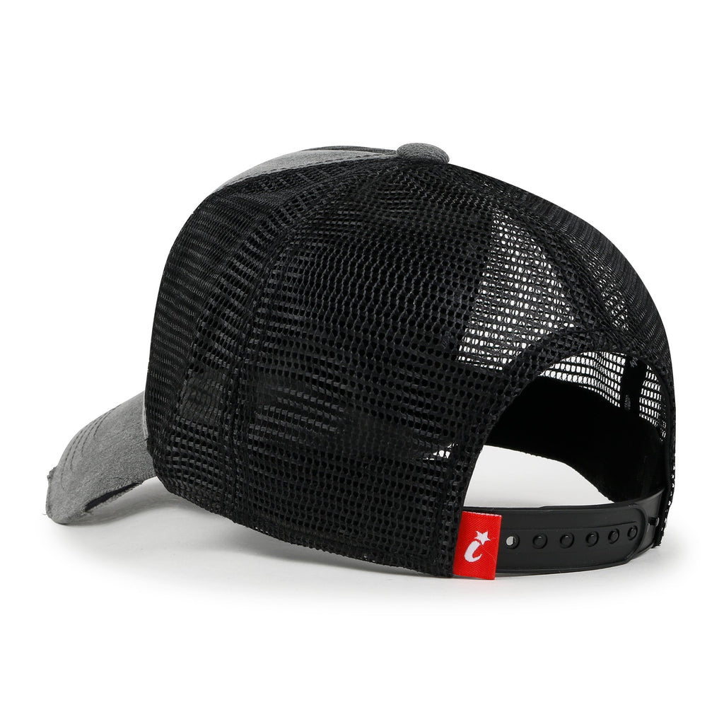 PREMIUM NASA Worm Logo Embroidery Structured Baseball Cap Mesh Back Trucker Hat M / XL