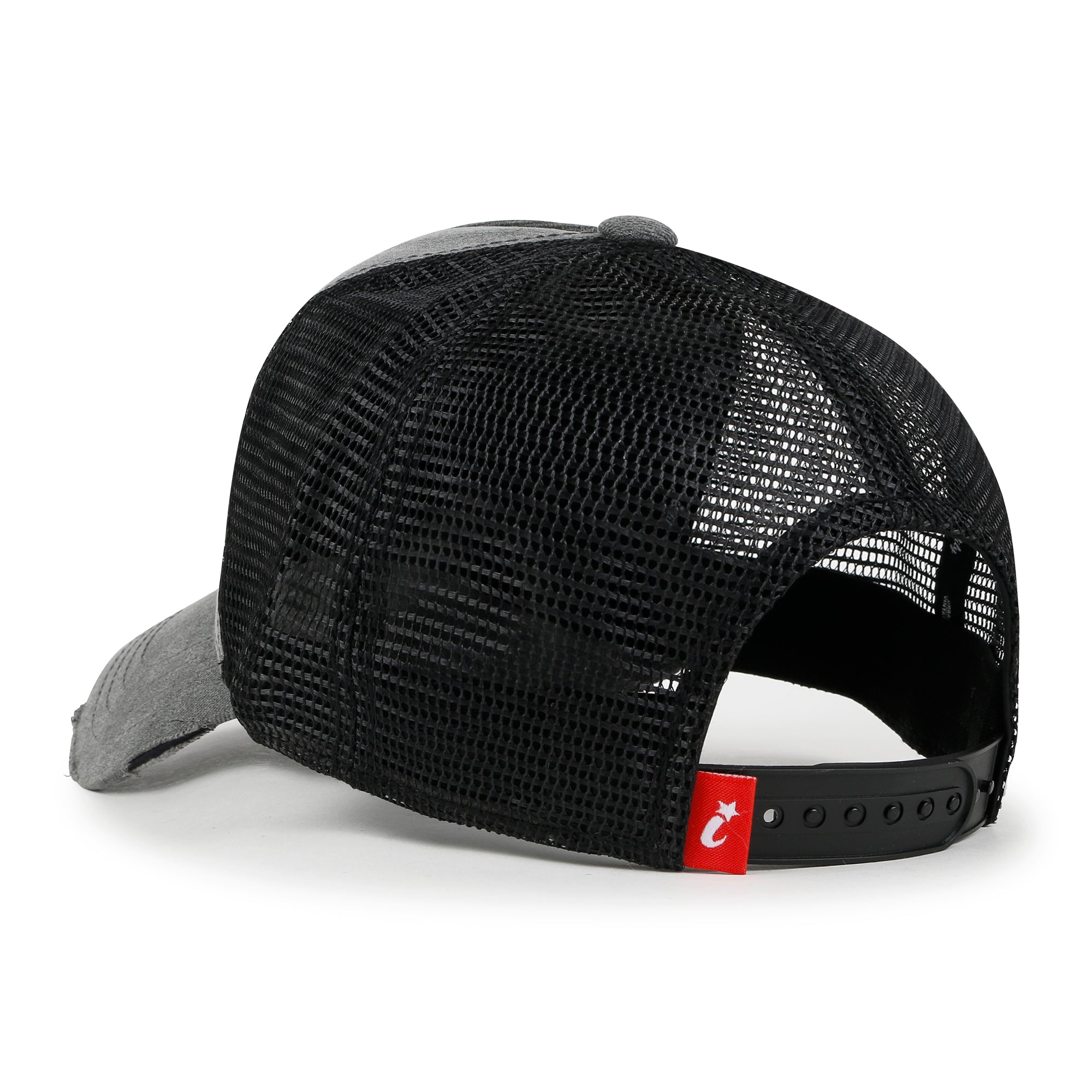 PREMIUM NASA Worm Logo Embroidery Structured Baseball Cap Mesh Back Trucker Hat M / XL