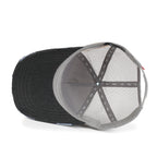 PREMIUM NASA Worm Logo Embroidery Structured Baseball Cap Mesh Back Trucker Hat M / XL