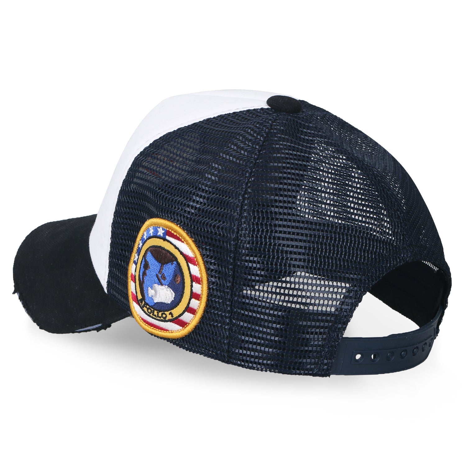 NASA Meatball Logo Embroidery Baseball Cap Apollo 1 Patch Trucker Hat