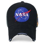 NASA Meatball Logo Embroidery Baseball Cap Apollo 1 Patch Trucker Hat