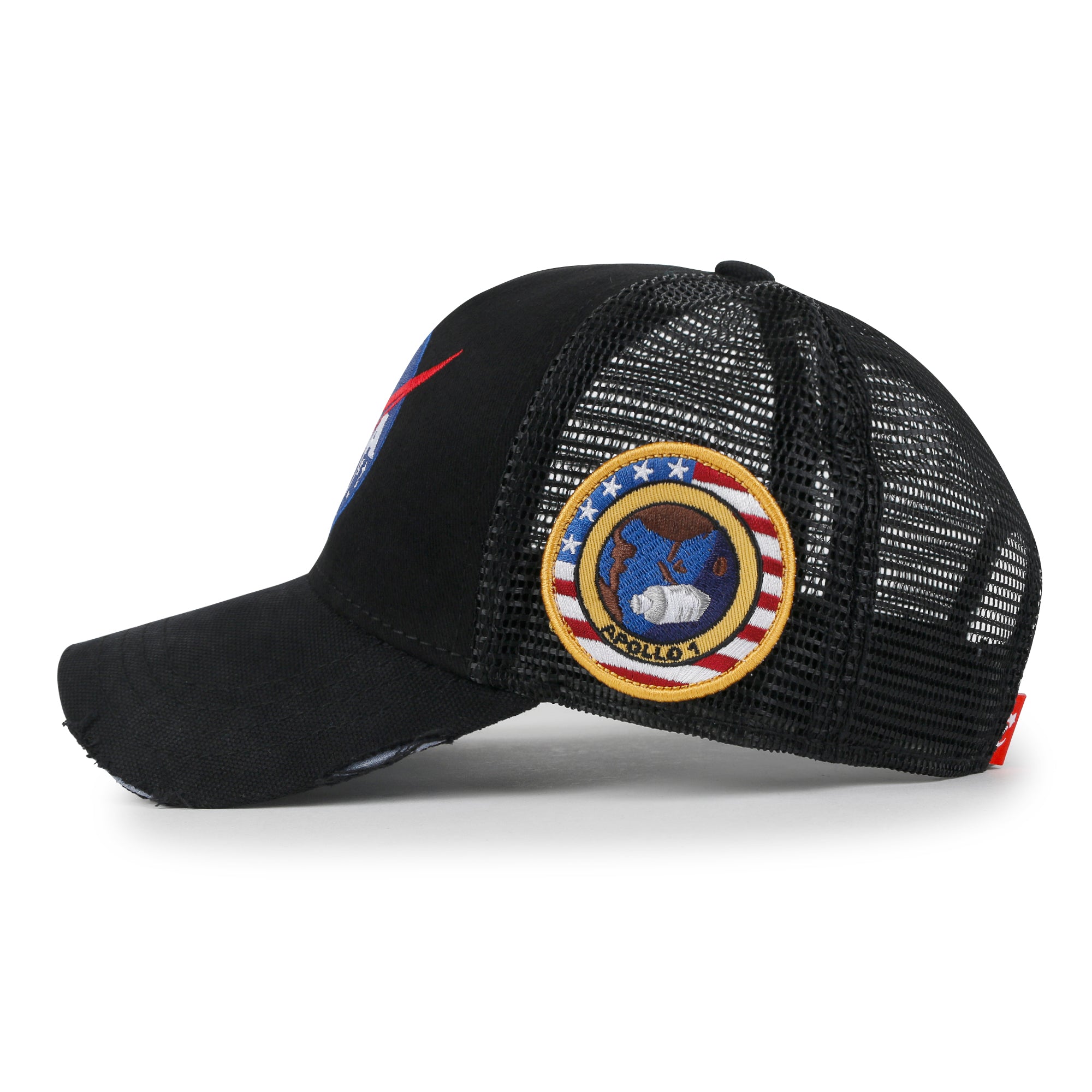 PREMIUM NASA Meatball Logo Embroidery Baseball Cap Apollo 1 Patch Hat M/XL