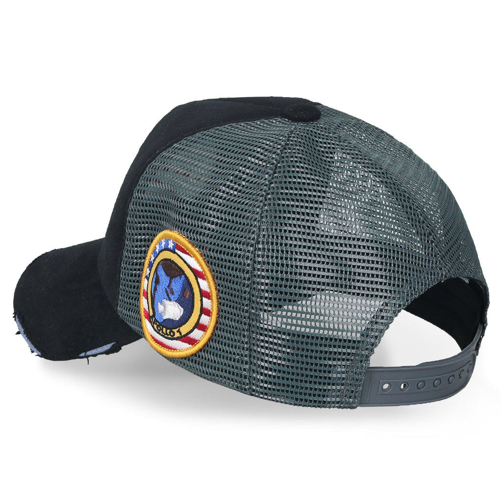 NASA Meatball Logo Embroidery Baseball Cap Apollo 1 Patch Trucker Hat
