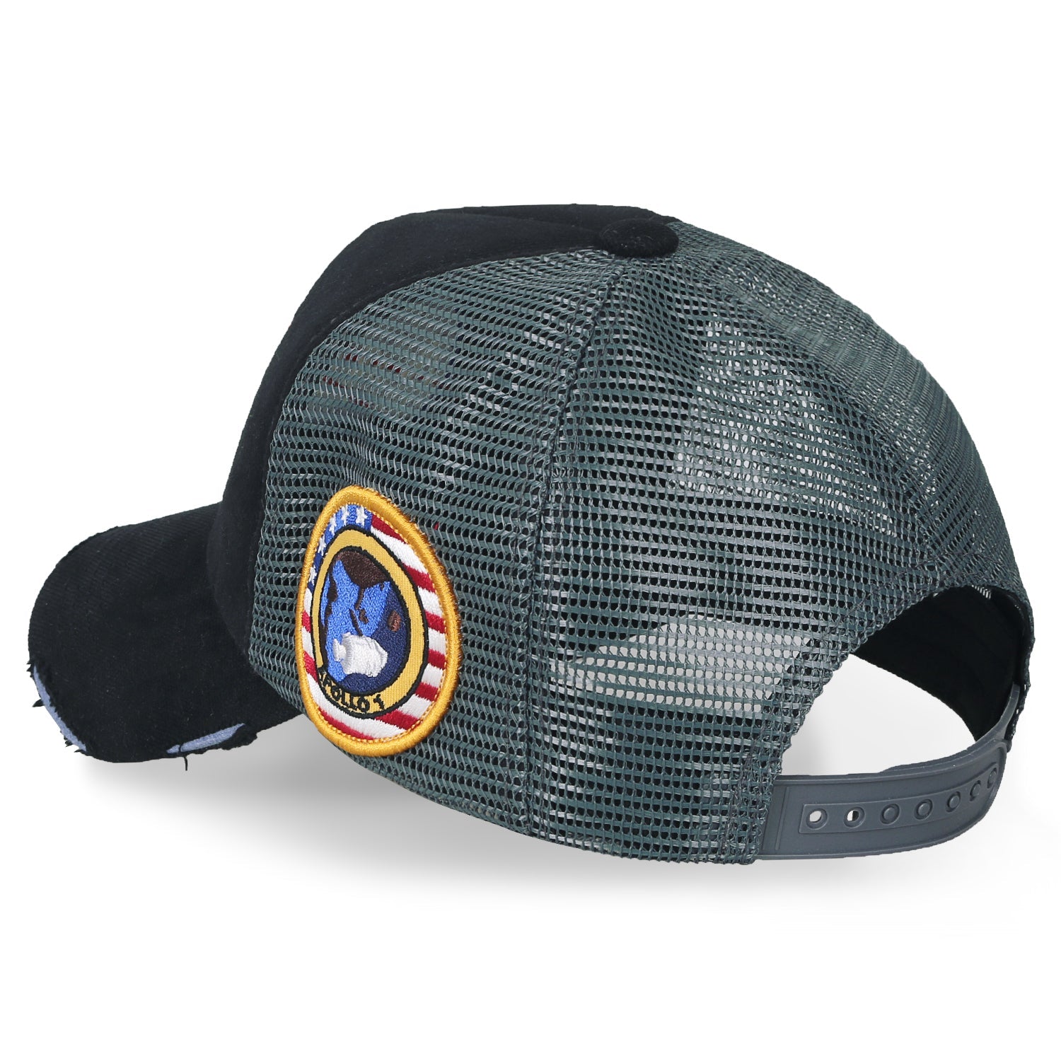 NASA Meatball Logo Embroidery Baseball Cap Apollo 1 Patch Trucker Hat