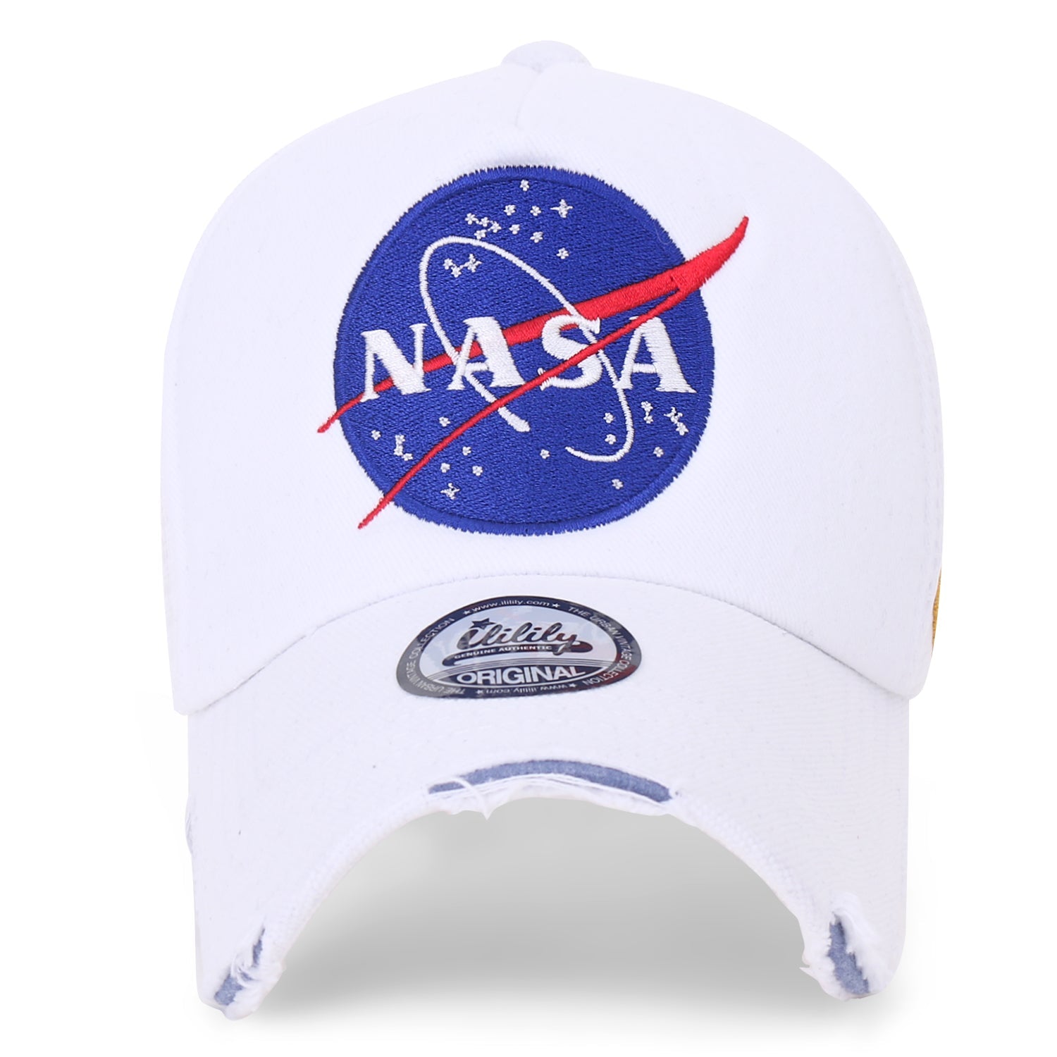 NASA Meatball Logo Embroidery Baseball Cap Apollo 1 Patch Trucker Hat