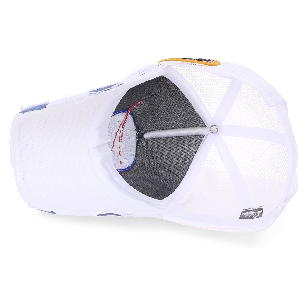 NASA Meatball Logo Embroidery Baseball Cap Apollo 1 Patch Trucker Hat