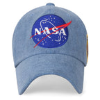 NASA Meatball Logo Embroidery Baseball Cap Apollo 13 Patch Trucker Hat