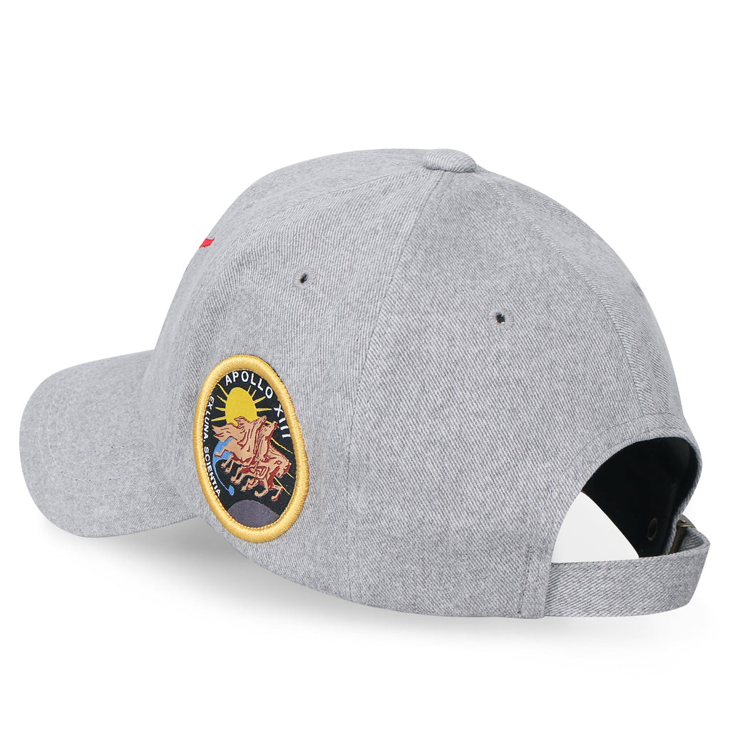 NASA Meatball Logo Embroidery Baseball Cap Apollo 13 Patch Trucker Hat