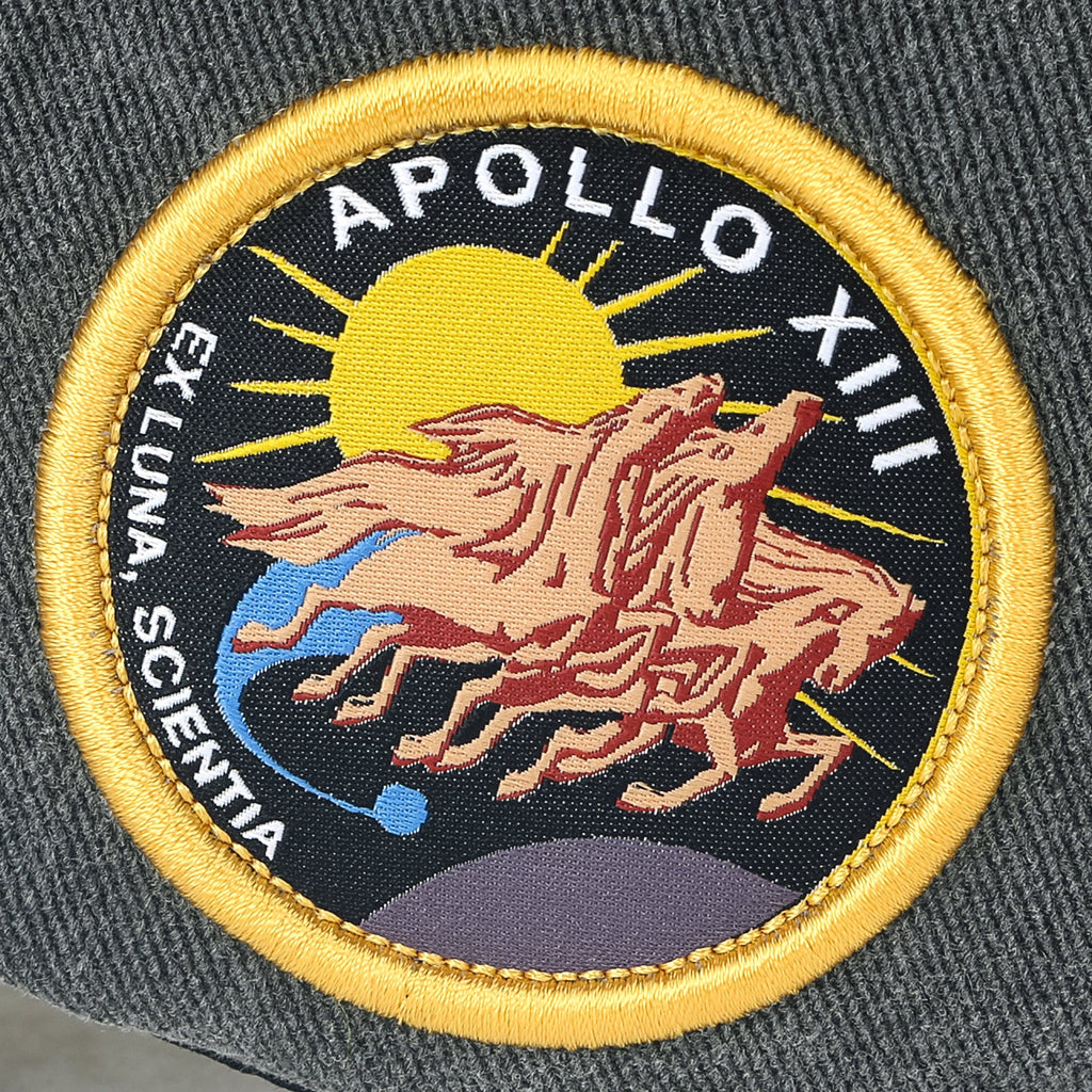 NASA Meatball Logo Embroidery Baseball Cap Apollo 13 Patch Trucker Hat