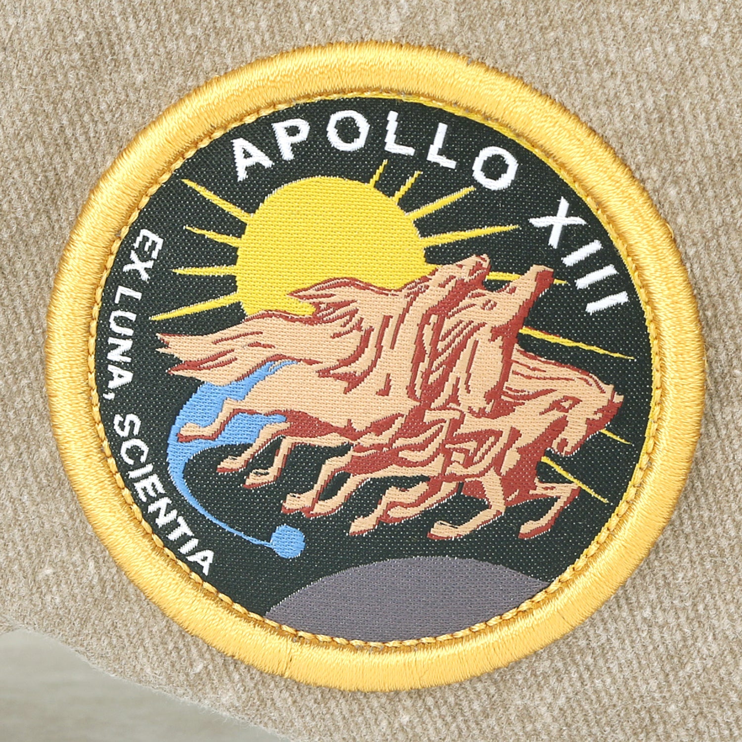 NASA Meatball Logo Embroidery Baseball Cap Apollo 13 Patch Trucker Hat