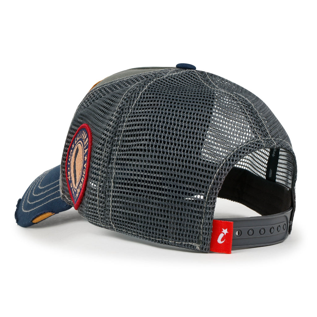 PREMIUM California Bear Embroidered Baseball Cap Vintage Trucker Hat
