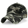 Howels Camouflage/Solid Velboa Baseball Cap Military Trucker Hat