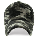 Howels Camouflage/Solid Velboa Baseball Cap Military Trucker Hat