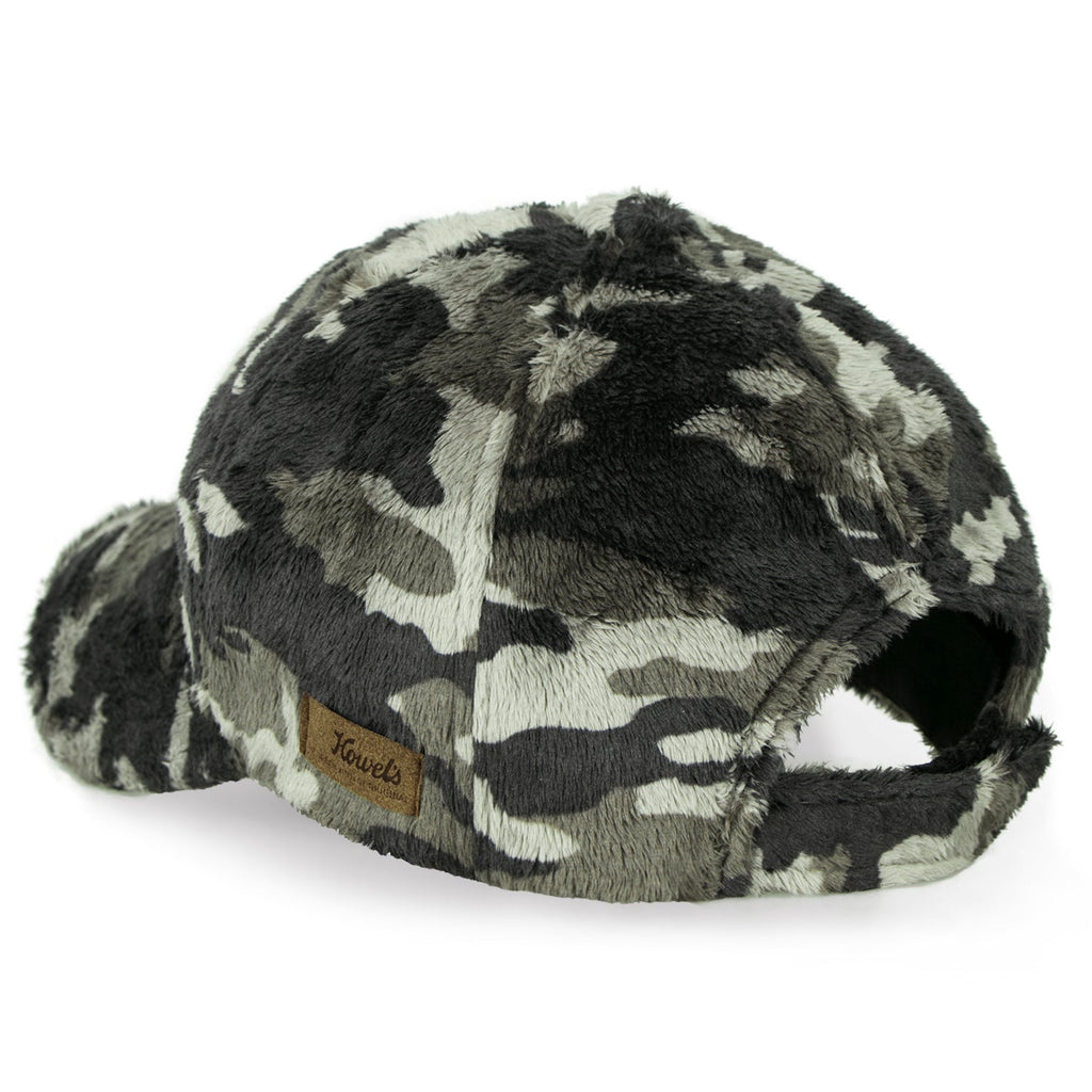 Howels Camouflage/Solid Velboa Baseball Cap Military Trucker Hat