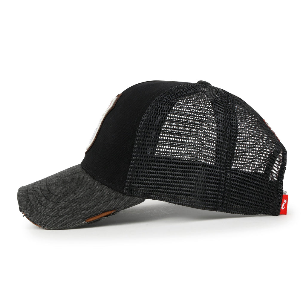 PREMIUM Route 66 Embroidery Baseball Cap Cotton Vintage Trucker Hat