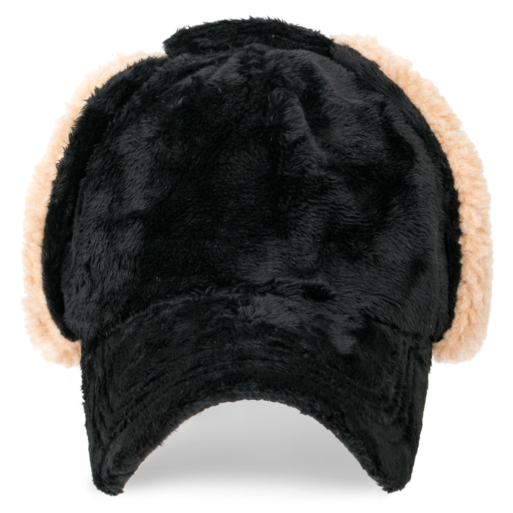 Howels Camouflage/Solid Velboa Baseball Cap Military Trucker Hat with Earflaps