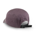 Pick Embroidered Panel Camp Hat Solid Color Cotton Flat Brim Cadet Cap