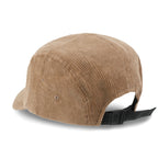1976 Embroidered Panel Camp Hat Solid Color Cotton Corduroy Cadet Cap