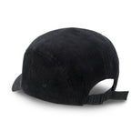 1976 Embroidered Panel Camp Hat Solid Color Cotton Corduroy Cadet Cap