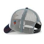 X Rooftop Space Colorful Retro Embroidery Mesh Trucker Baseball Cap