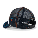 X Rooftop Space Colorful Retro Embroidery Mesh Trucker Baseball Cap