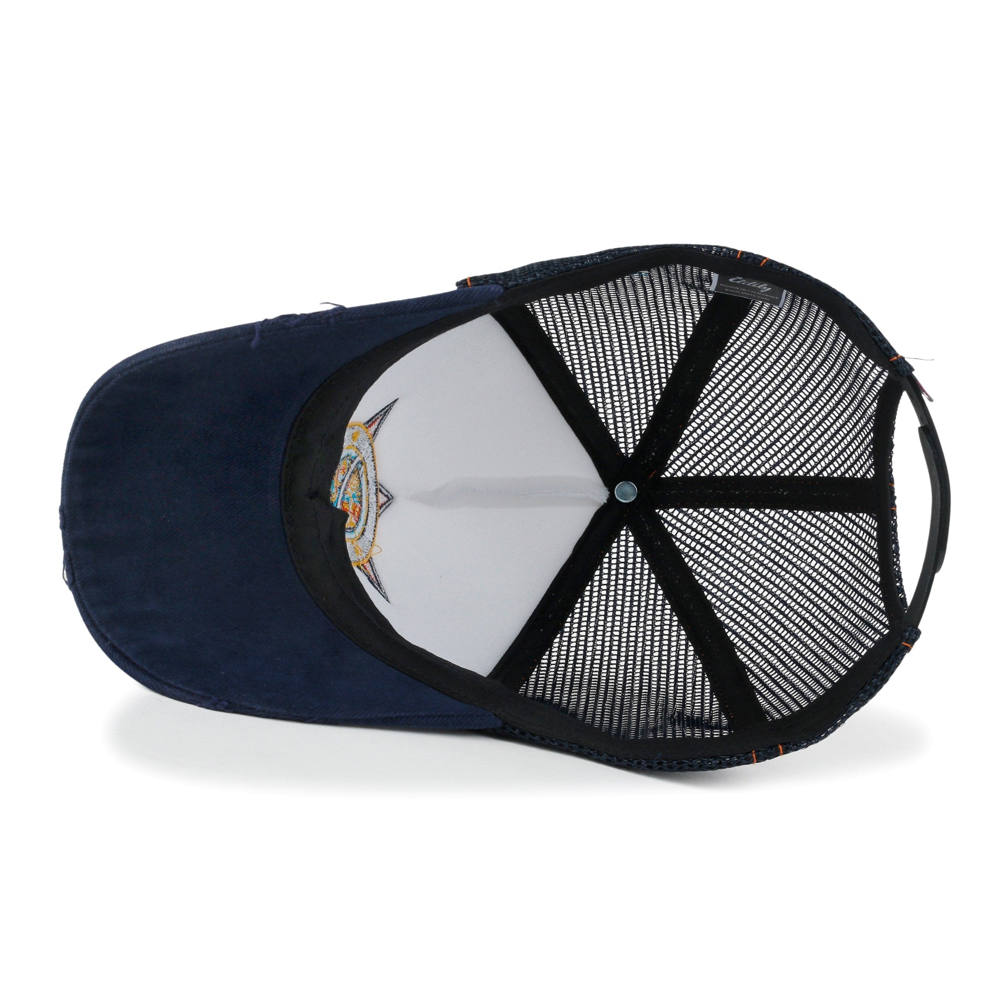 X Rooftop Space Colorful Retro Embroidery Mesh Trucker Baseball Cap
