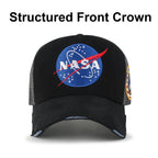 PREMIUM NASA Meatball Logo Embroidery Large Baseball Cap Apollo 1 Patch Hat