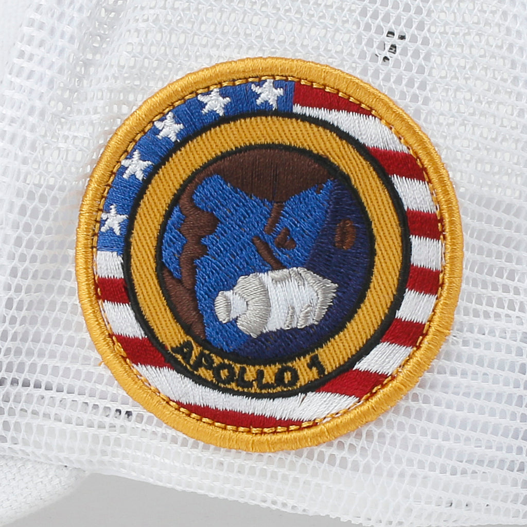 PREMIUM NASA Meatball Logo Embroidery Large Baseball Cap Apollo 1 Patch Hat