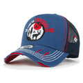 Time To Embroidered Baseball Cap Colorful Stitch Mesh Trucker Hat