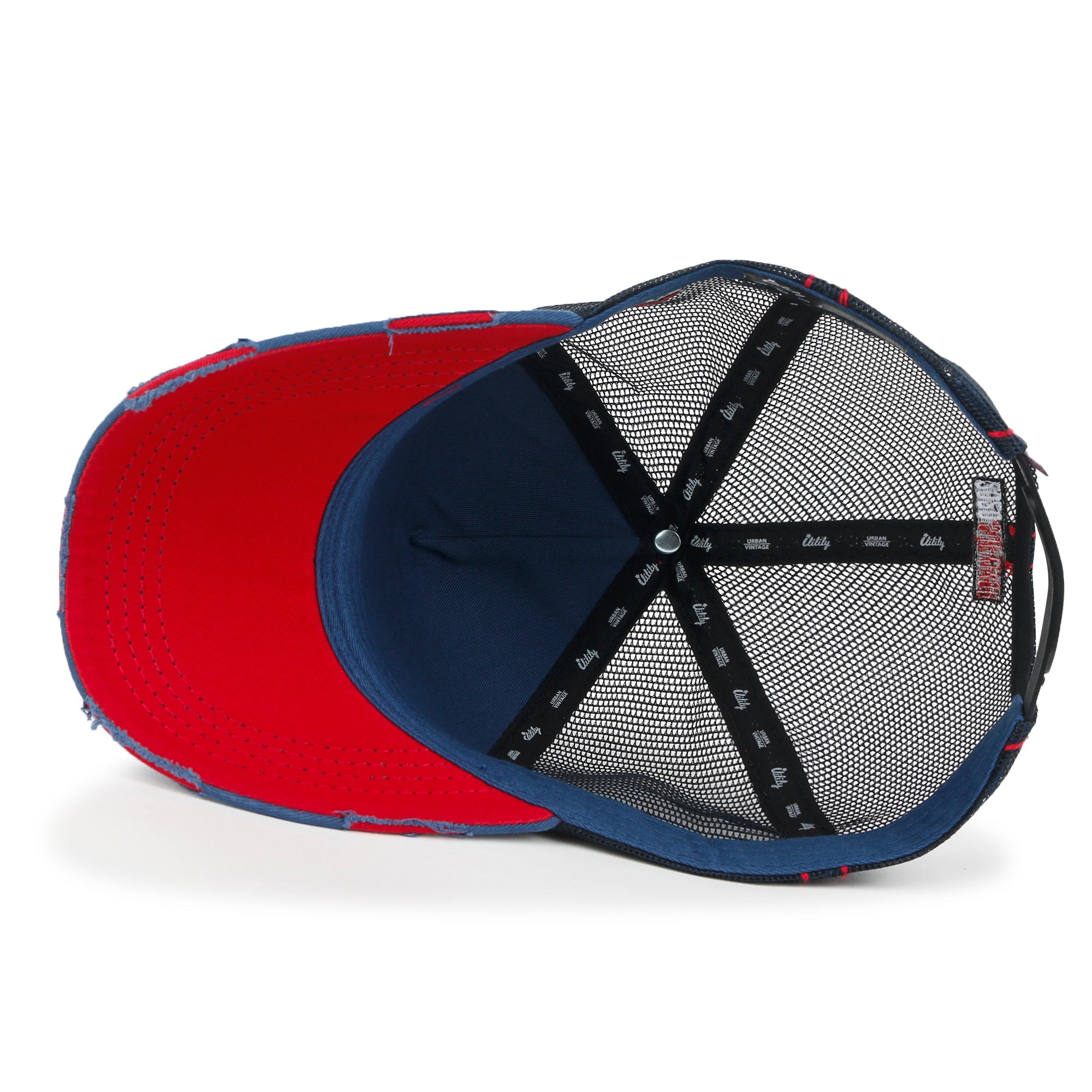 Time To Embroidered Baseball Cap Colorful Stitch Mesh Trucker Hat