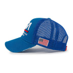 PREMIUM NASA Worm Logo Embroidery Baseball Cap Vintage Trucker Hat