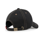 Cotton Crown Strapback Trucker Hat Faux Suede Brim Baseball Cap