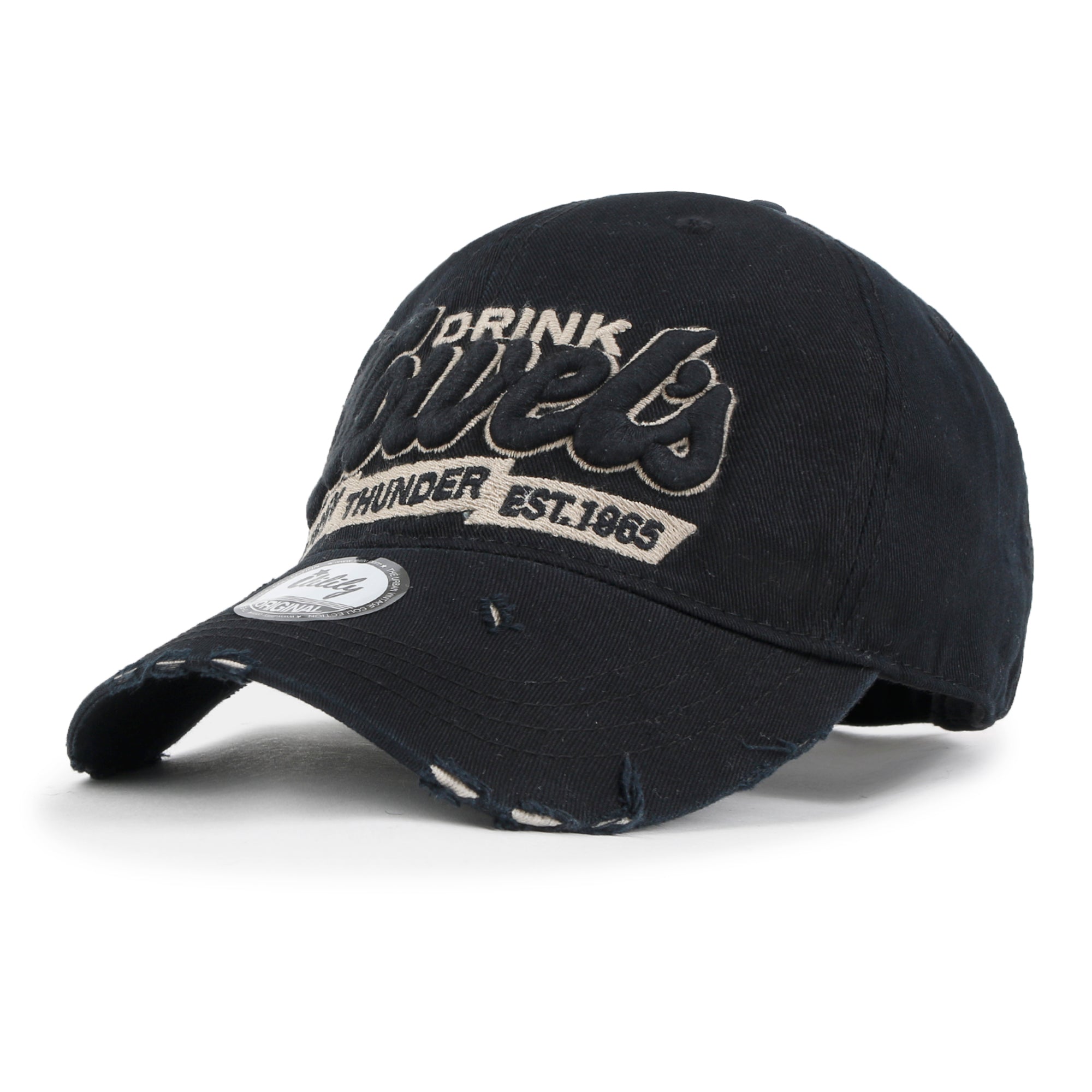 Howel's Distressed Vintage Solid Color Cotton Baseball Cap Trucker Hat
