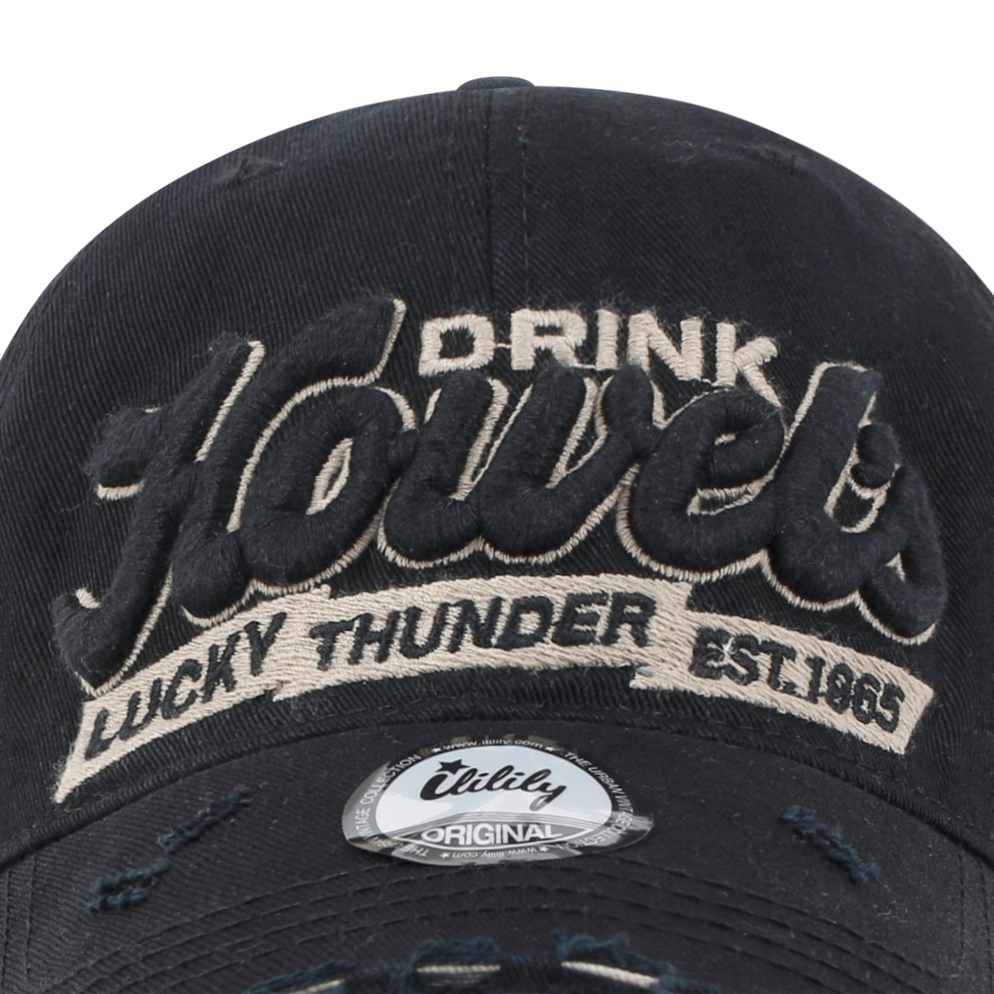 Howel's Distressed Vintage Solid Color Cotton Baseball Cap Trucker Hat